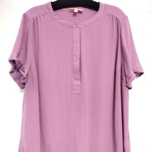 Plus Size button blouse